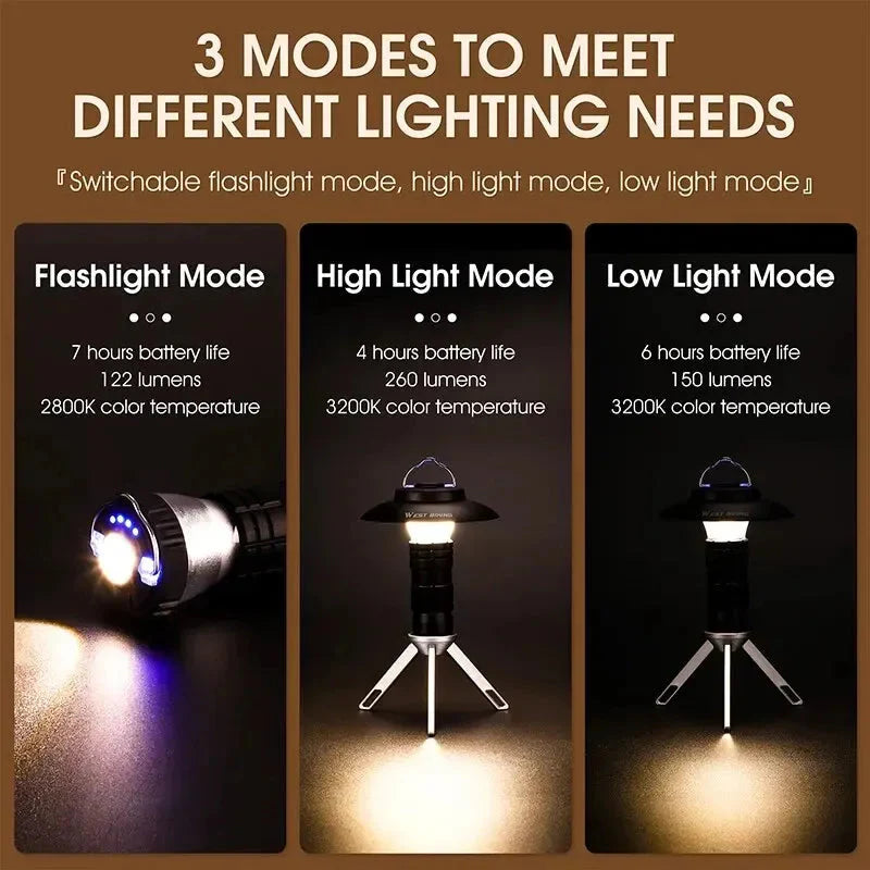 Versatile 3-in-1 Camp Lantern