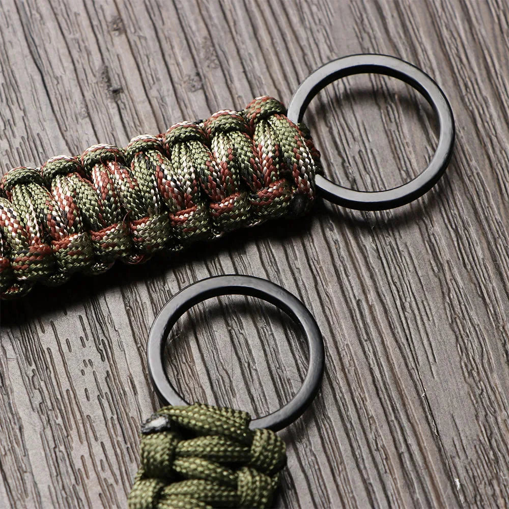 Tactical Paracord Emergency Keyring