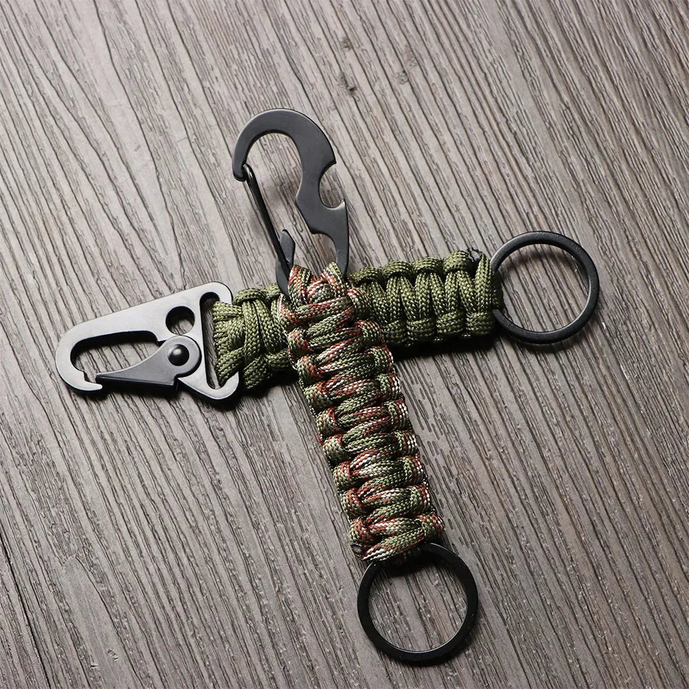 Tactical Paracord Emergency Keyring