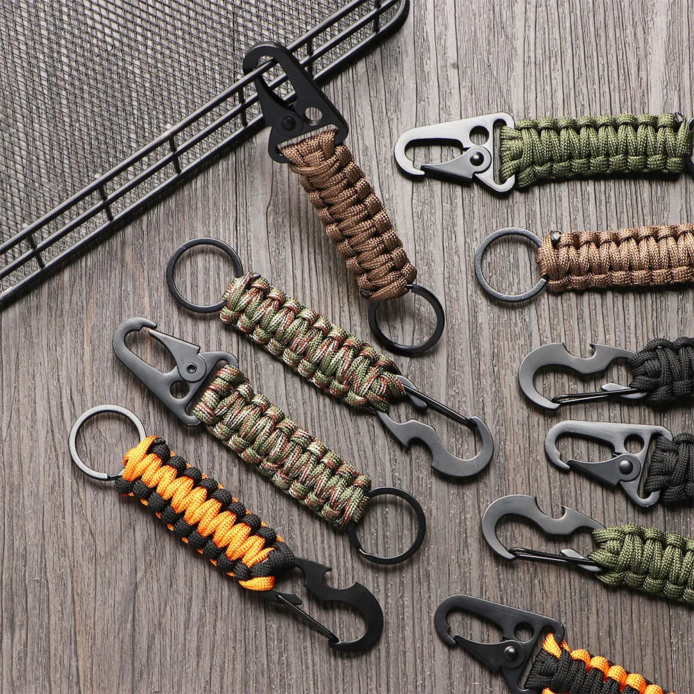 Tactical Paracord Emergency Keyring