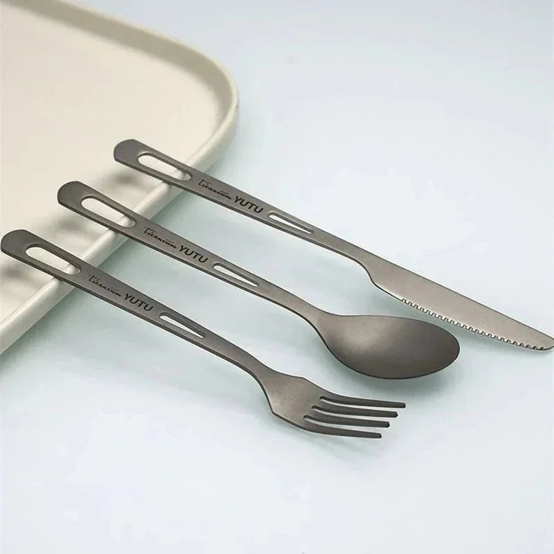 Titanium Camping Tableware Kit